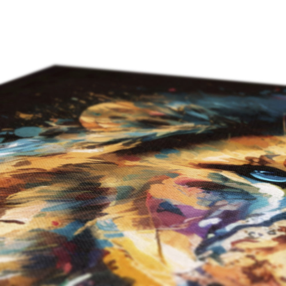 The Artful Roar Framed Canvas