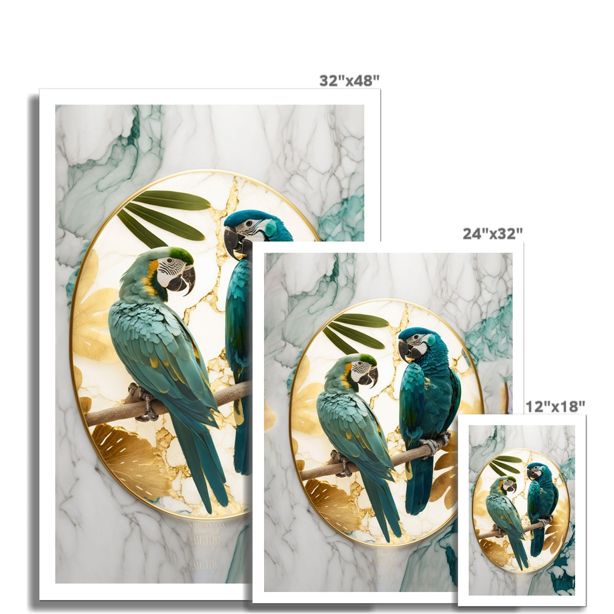 Exotic Pair Canvas Print