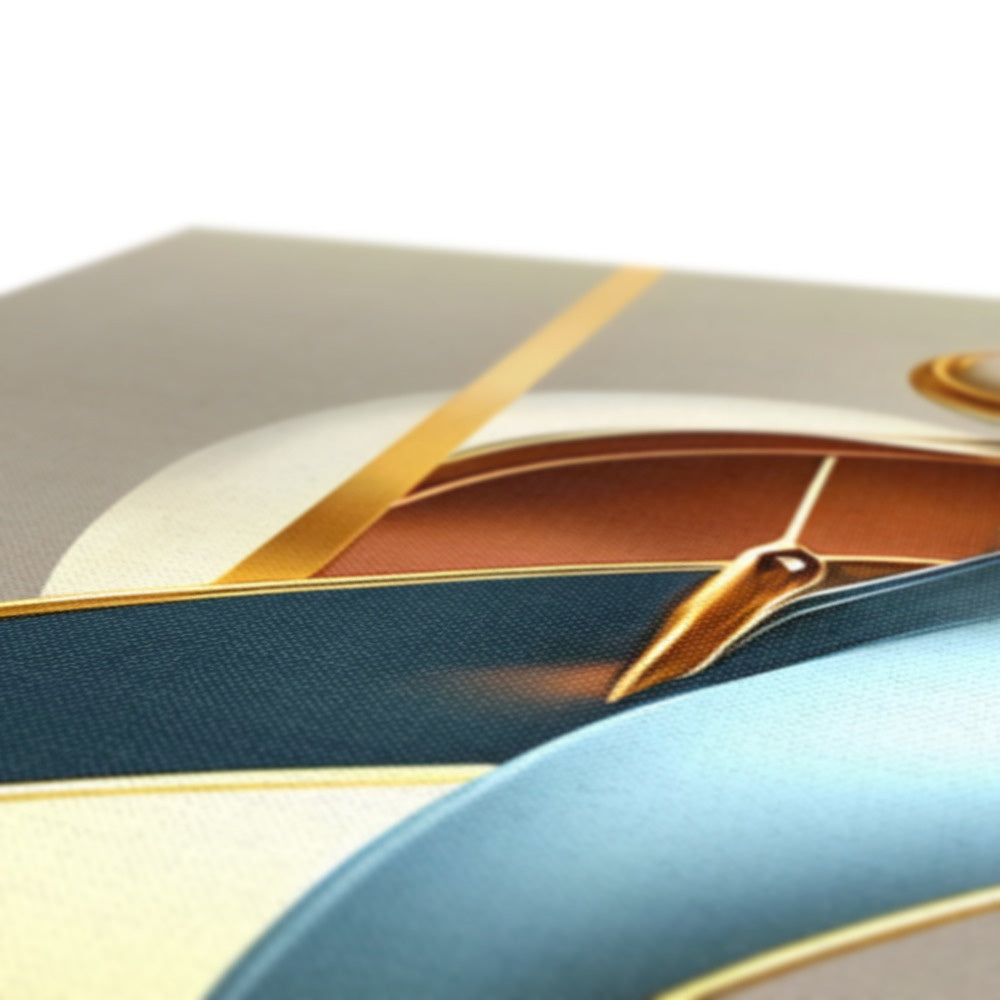 Golden Swirl Canvas