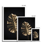 Golden Monstera Canvas Print