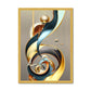 Golden Swirl Antique Framed Print