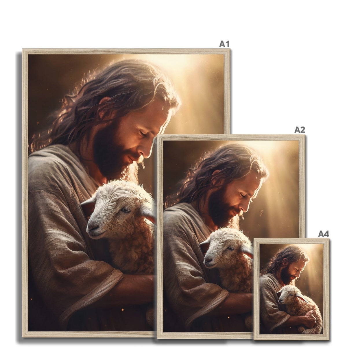 Eternal Shepherd Framed Print