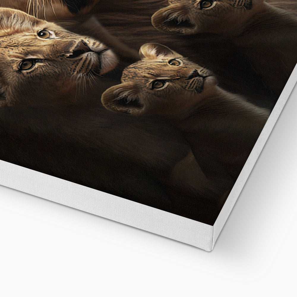 The Majestic Pride Framed Canvas
