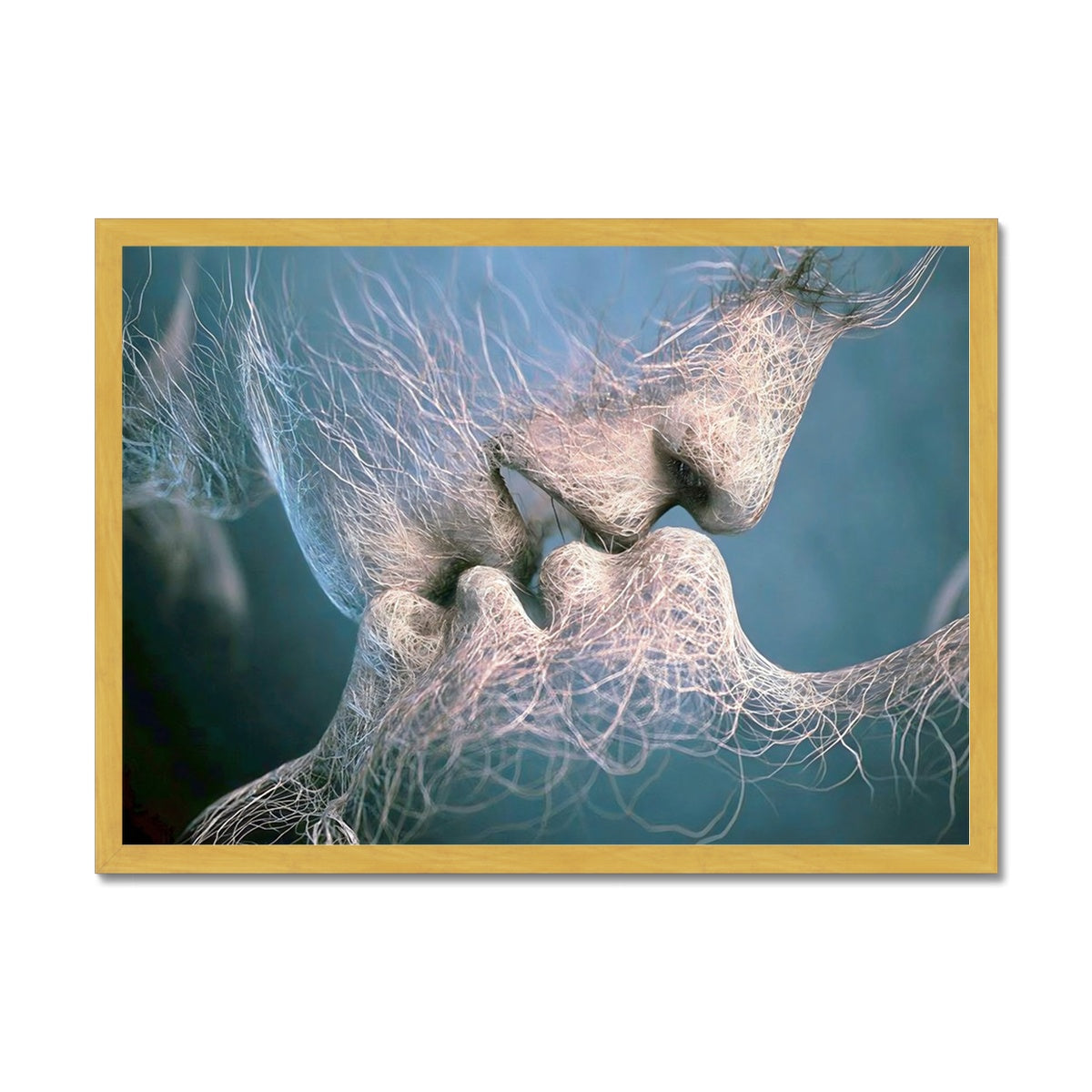 Intimate Whispers Antique Framed Print