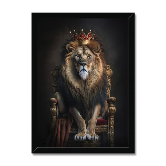 The King Framed Print