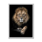King of Beasts Antique Framed Print