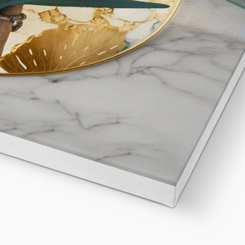 Exotic Pair  Framed Canvas