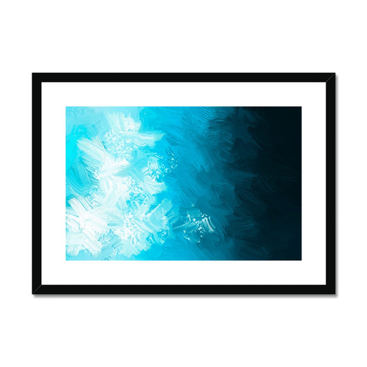 Blue Abyss Framed & Mounted Print