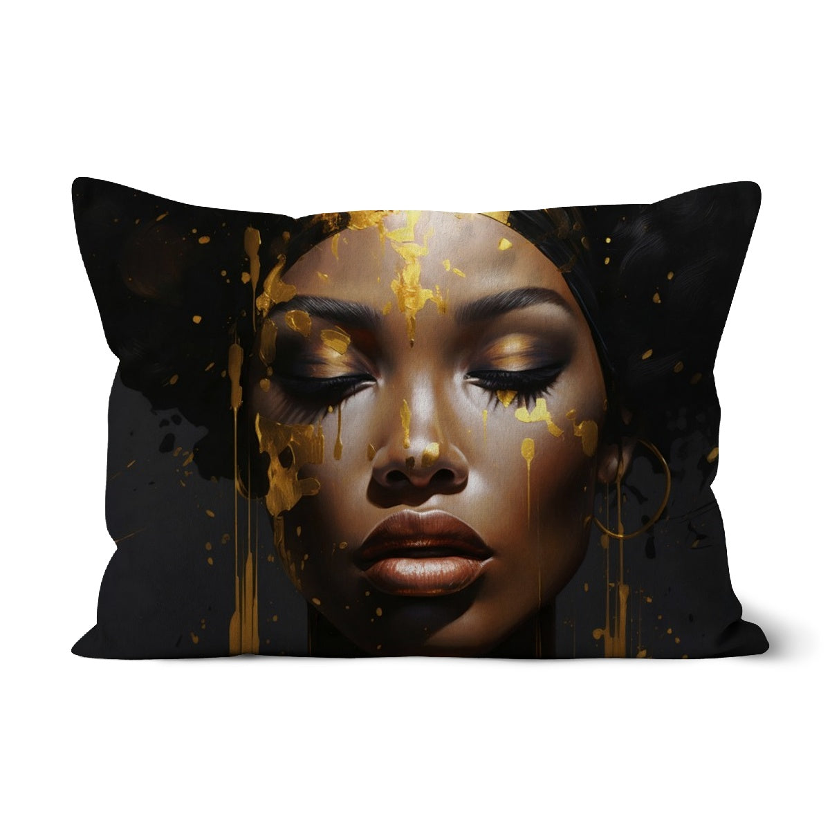 Golden Women Cushion