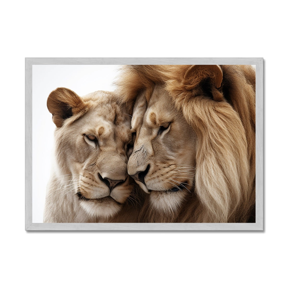 Royal Affection Antique Framed Print