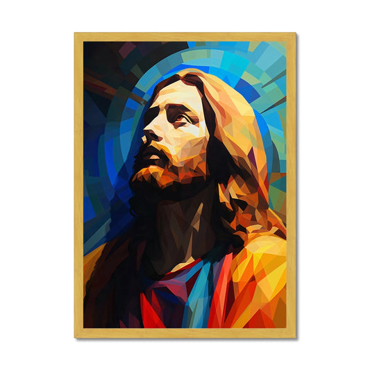 Christ in Prism Antique Framed Print
