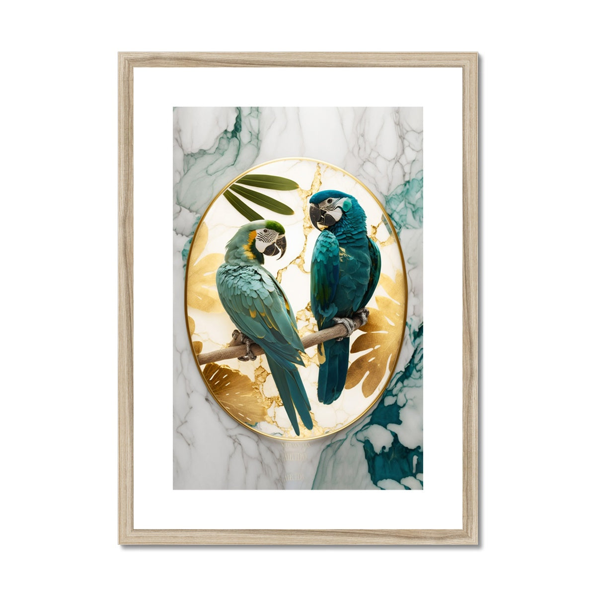 Exotic Pair Framed Print