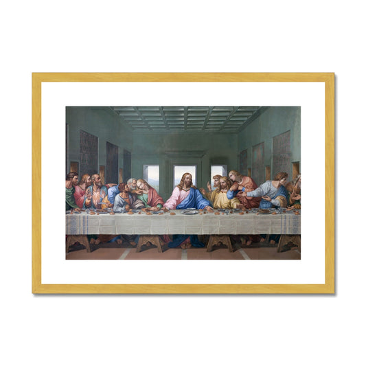 The Last Supper Antique Framed & Mounted Print