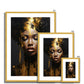 Golden Women Antique Framed & Mounted Print
