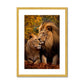 Majestic Companions Antique Framed Print