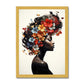 Flower Hair  Antique Framed Print