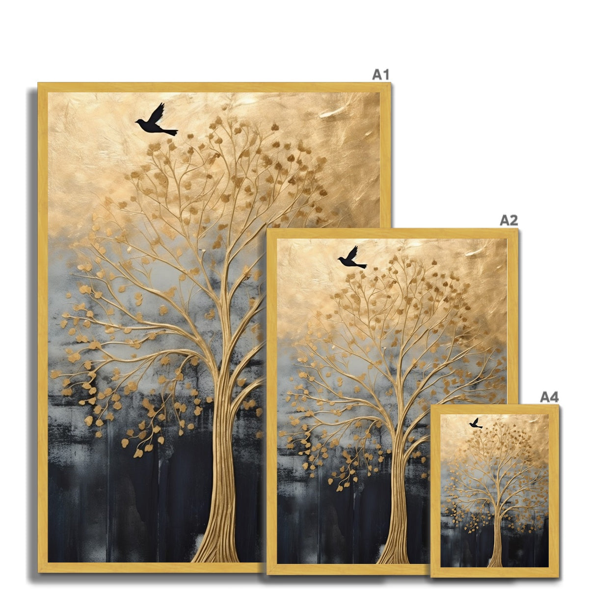 Tree of Tranquility Antique Framed Print