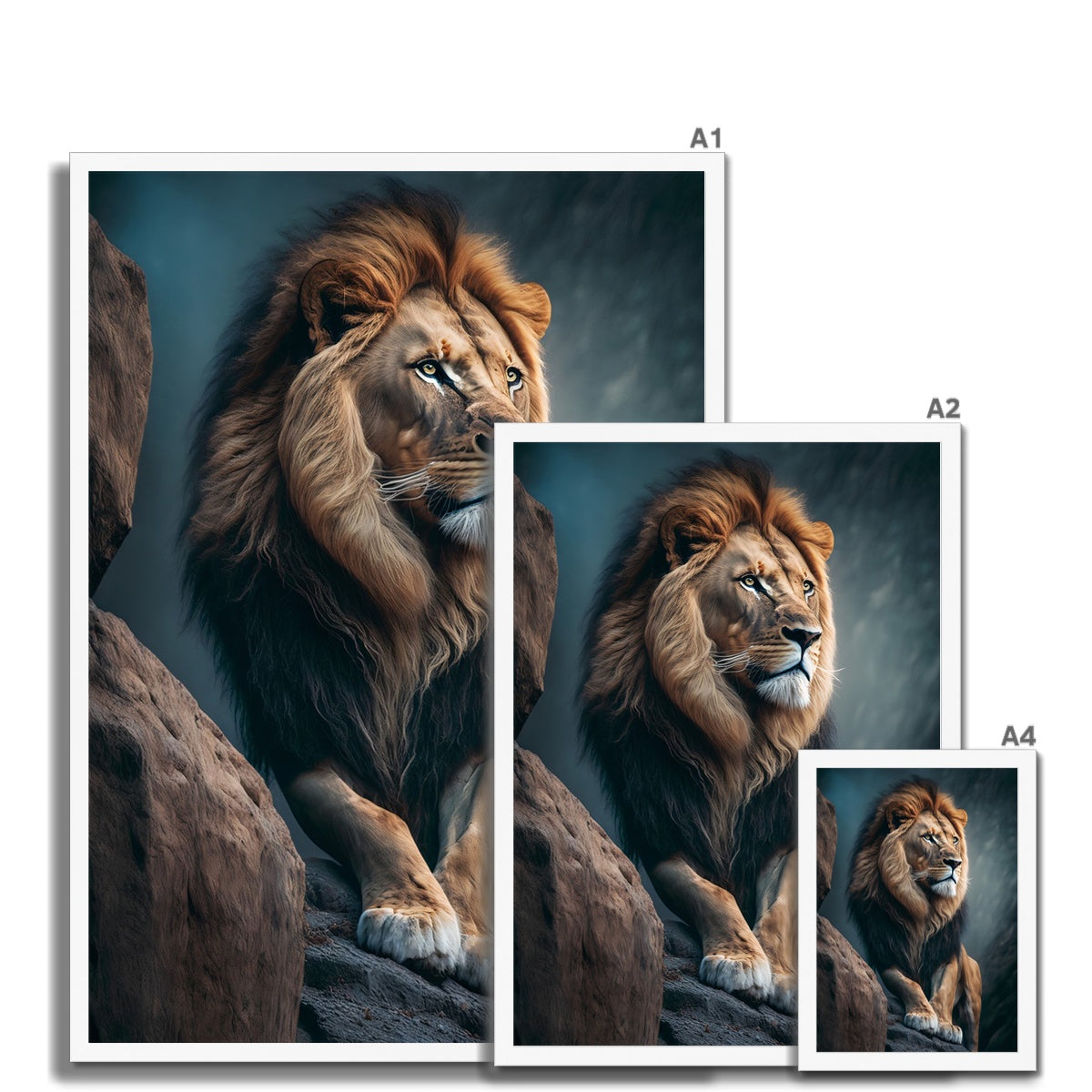 Jungle King Framed Print