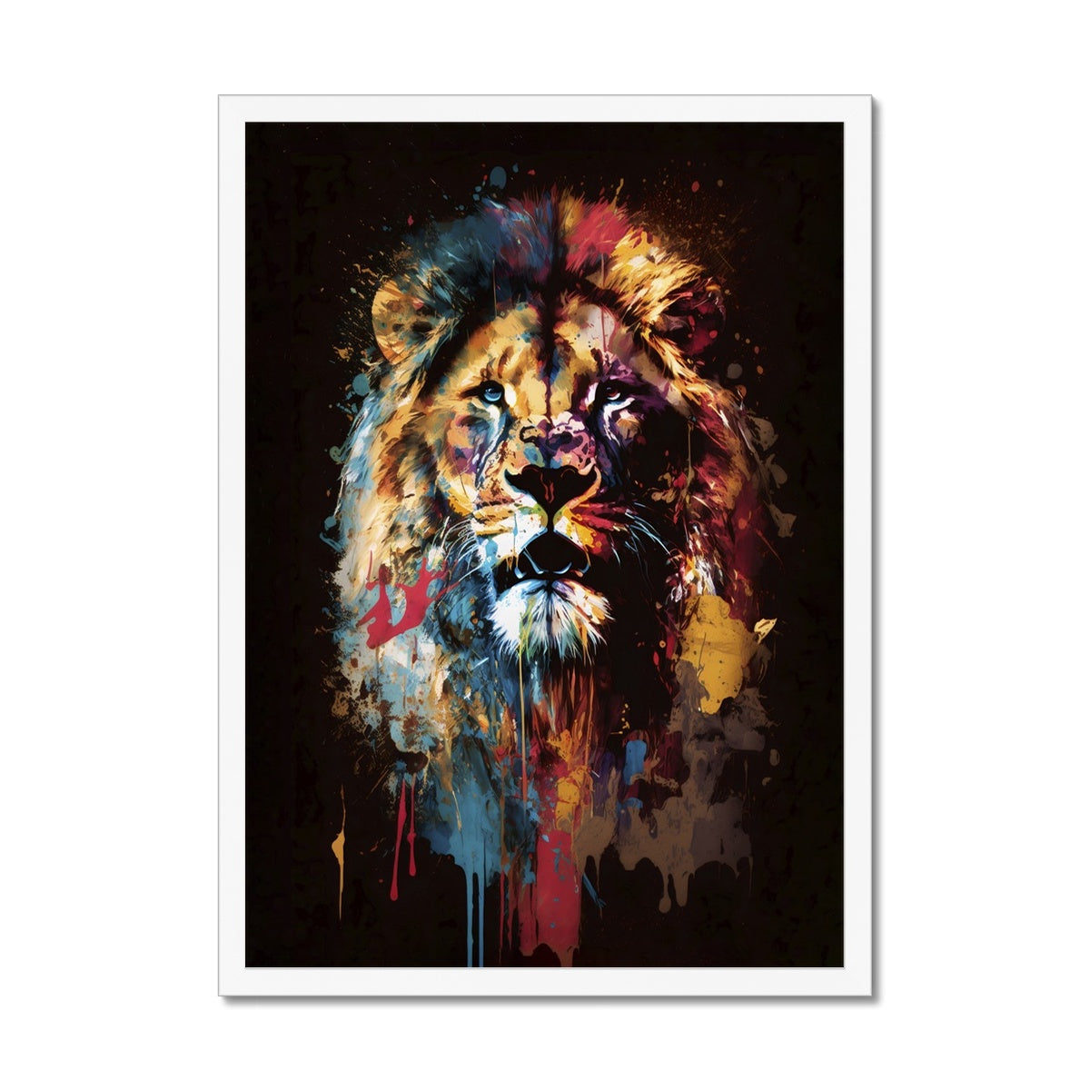 The Artful Roar Framed Print