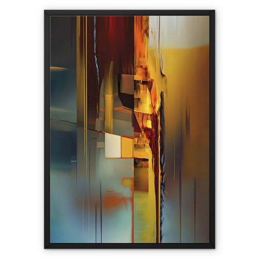 Urban Resonance Float Framed Canvas