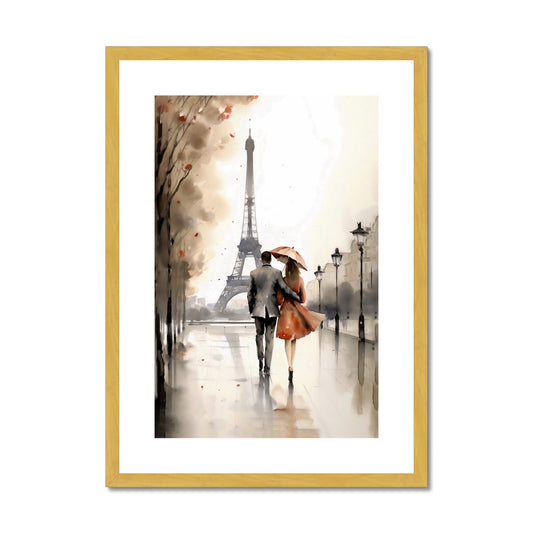 Paris Antique Framed & Mounted Print