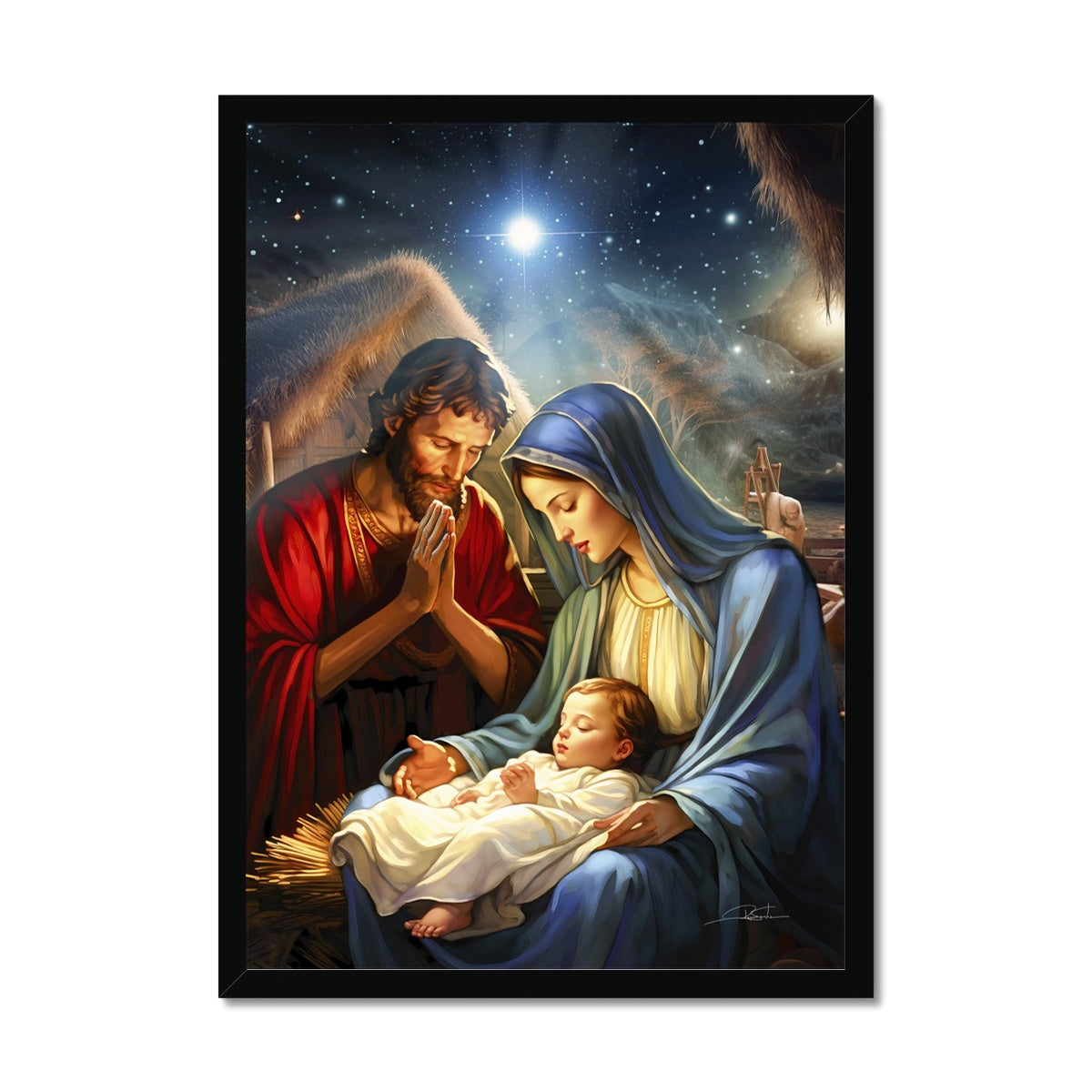 The Holy Birth Framed Print