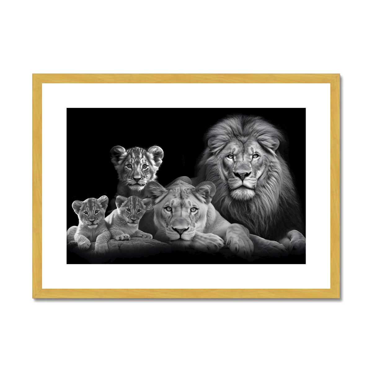 Family Bonds Antique Framed & Mounted Print