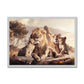 Kings of the Wild Antique Framed Print