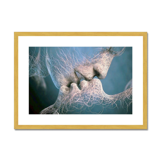 Intimate Whispers Antique Framed & Mounted Print