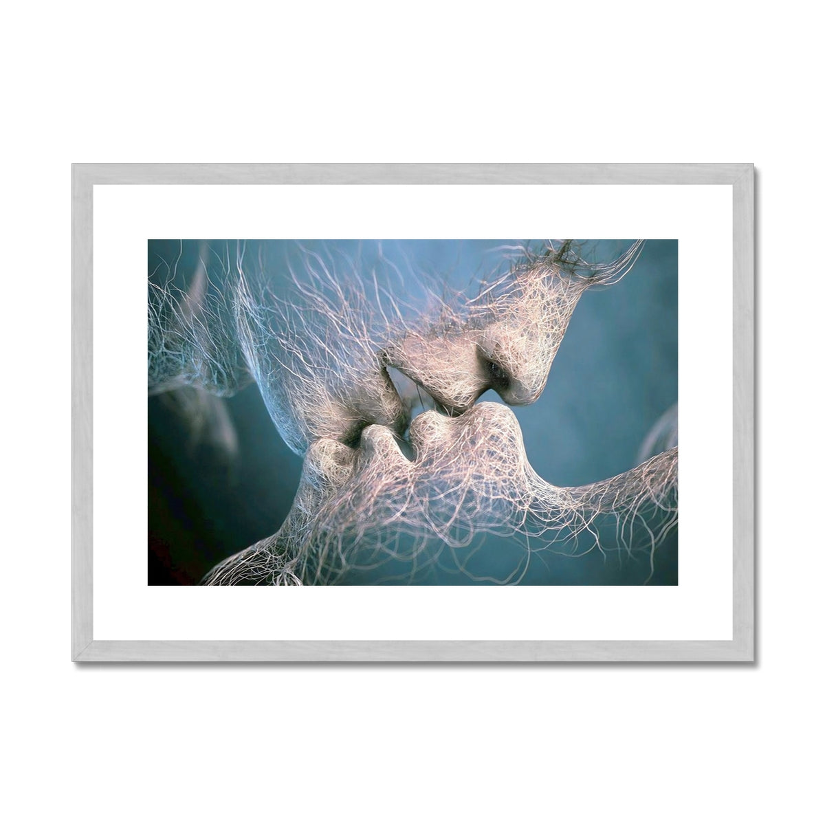 Intimate Whispers Antique Framed & Mounted Print