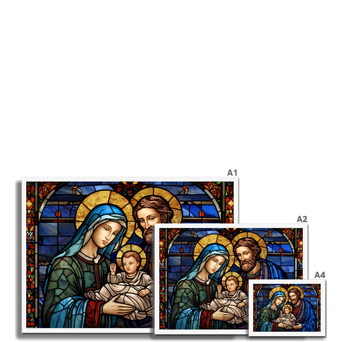 The Holy Family Framed Print