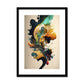 Abstract Burst Framed & Mounted Print