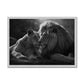 Pride's Embrace Antique Framed Print