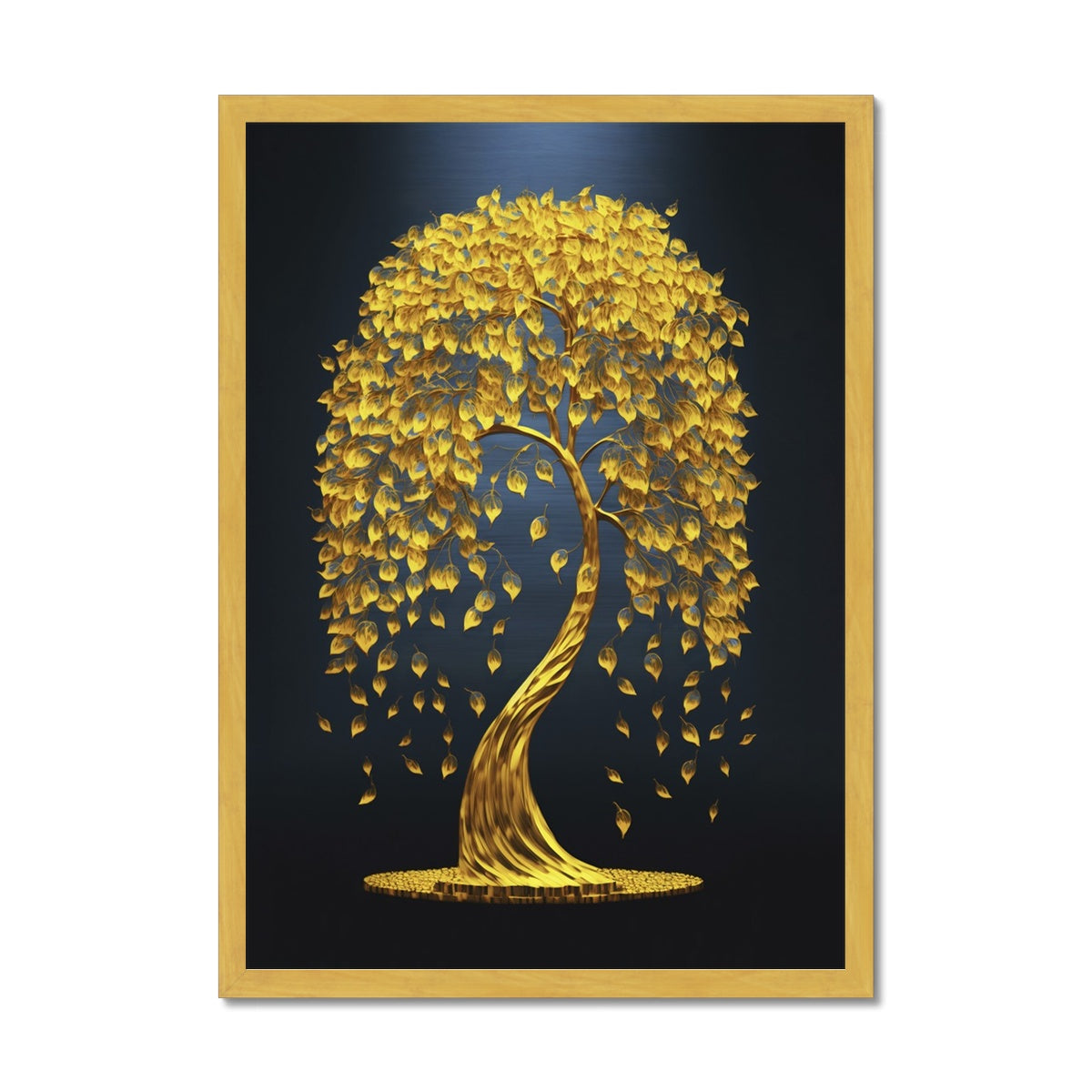 Golden Elegance -Antique Framed Print