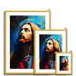 Christ in Prism Antique Framed & Mounted Print