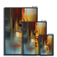 Urban Resonance Float Framed Canvas