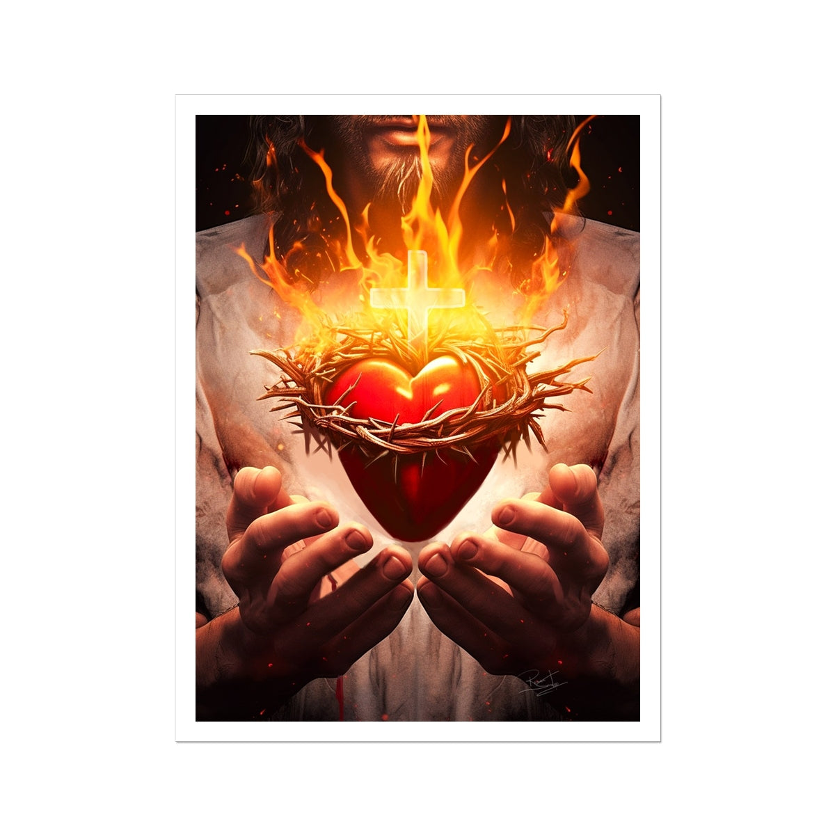Heart of Divine Love Canvas Print