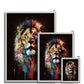 The Artful Roar Antique Framed Print