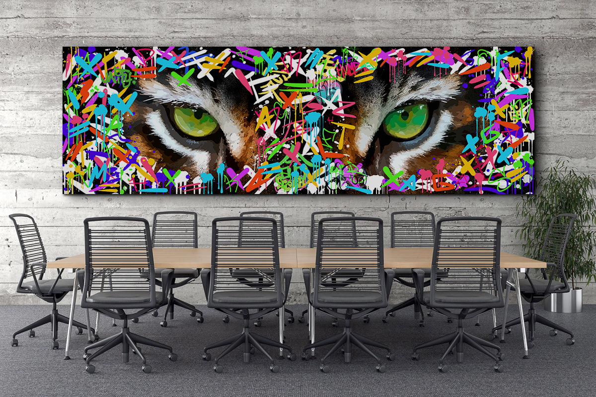 Tiger Eyes Street art