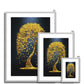 Golden Elegance - Antique Framed Print
