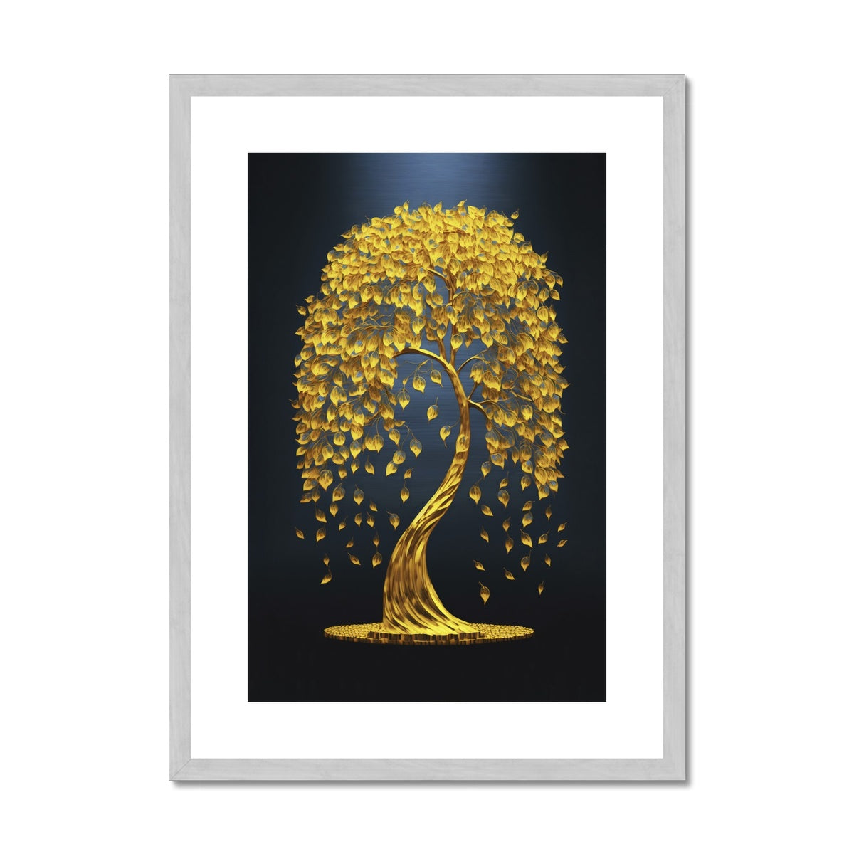 Golden Elegance - Antique Framed Print