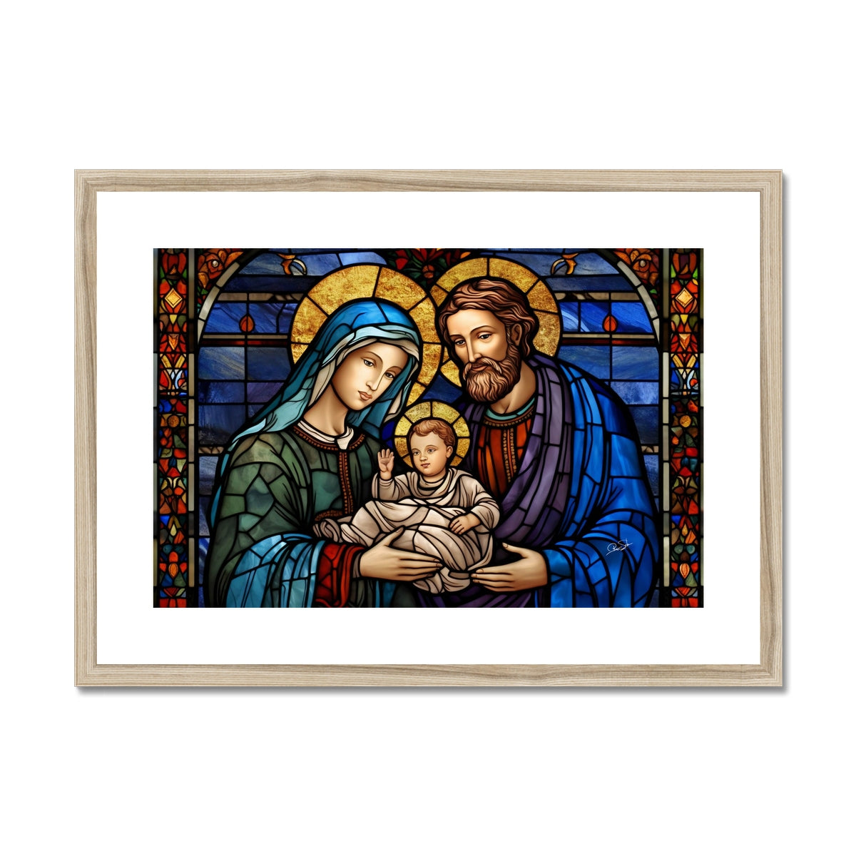 The Holy Family Framed & Mounted Print