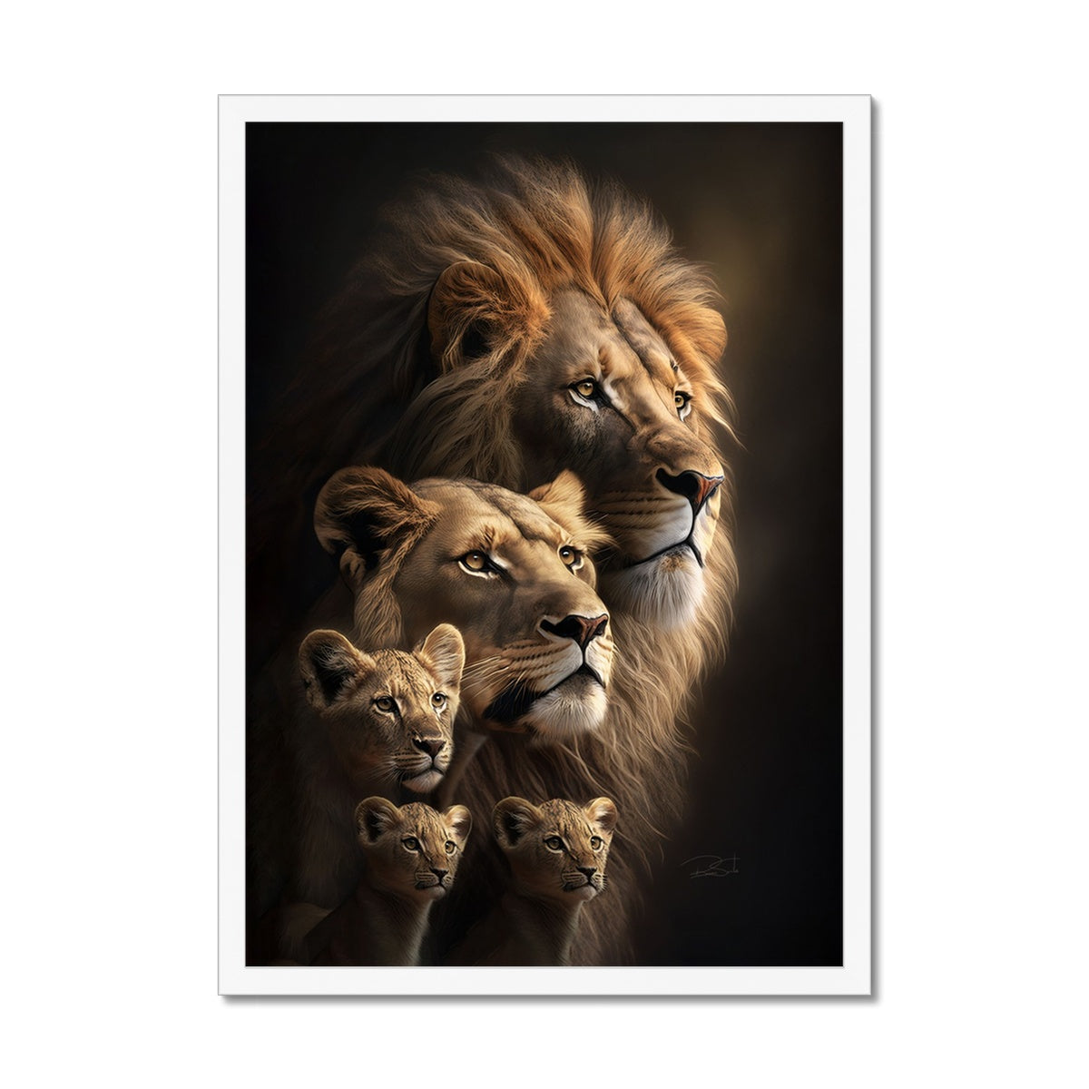 The Majestic Pride Framed Print