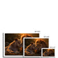 The Lion's Bond Canvas Print