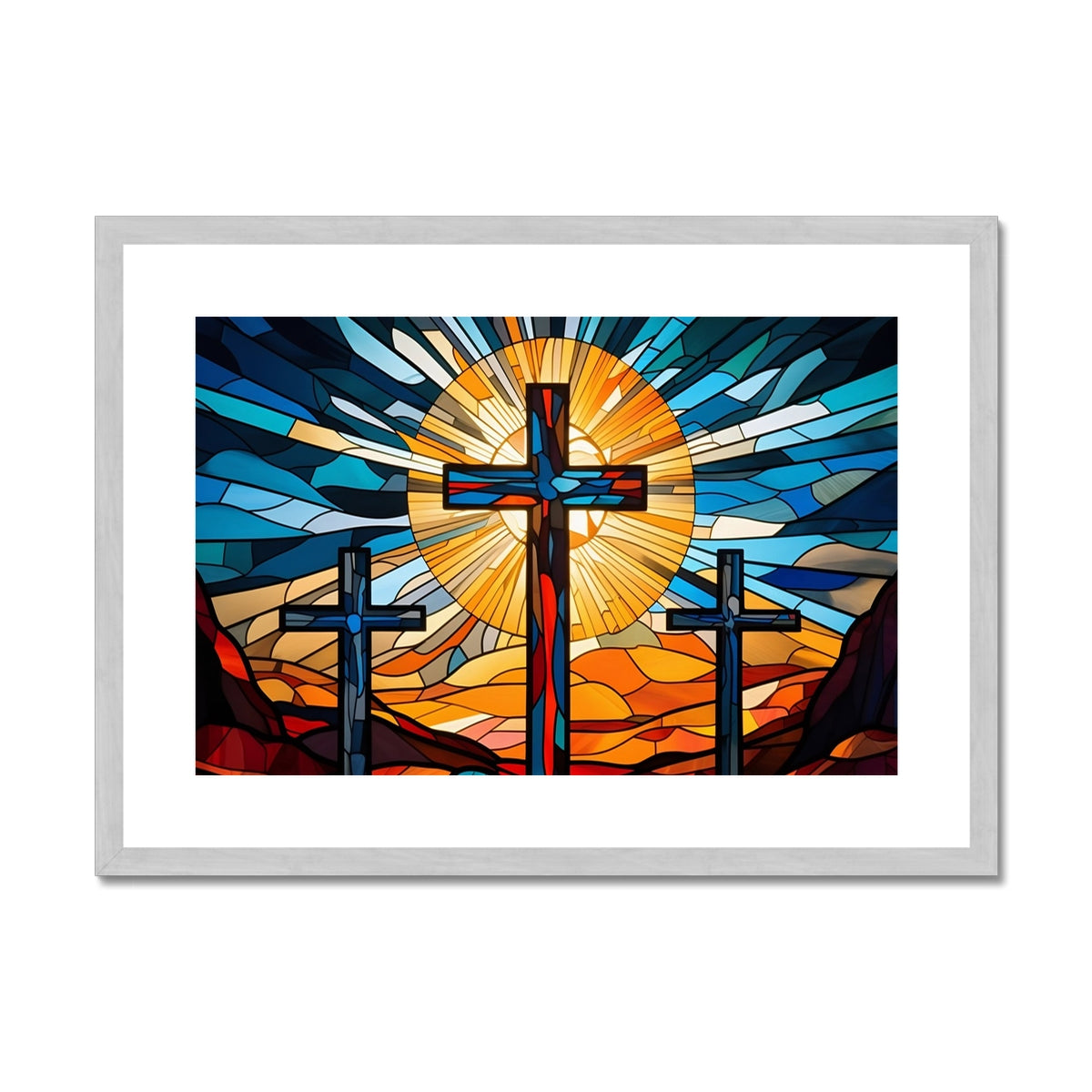 Illumination of Faith Antique Framed & Mounted Print