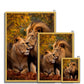 Majestic Companions Antique Framed Print