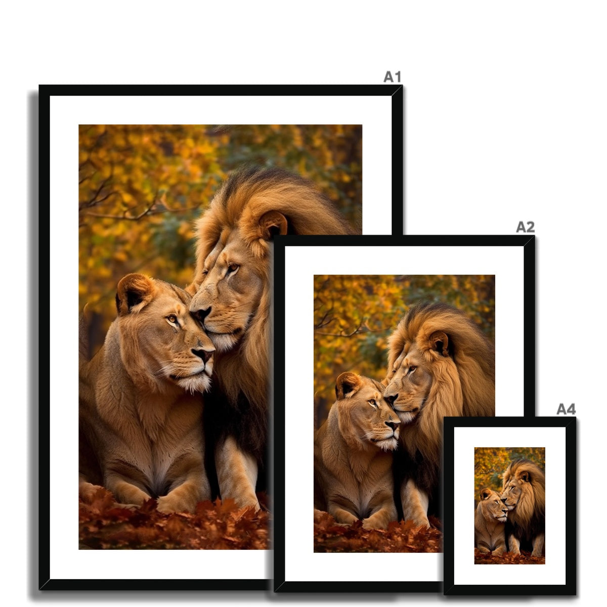 Majestic Companions Framed Print