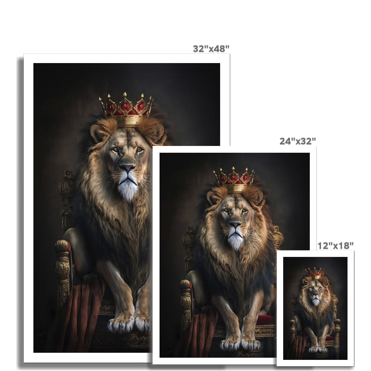The King Canvas Print