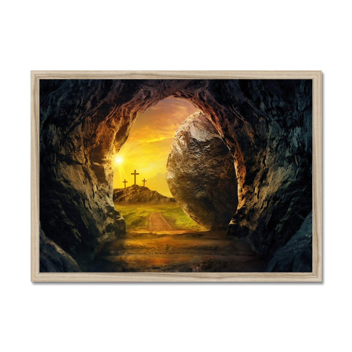 Sunrise of Salvation Framed Print