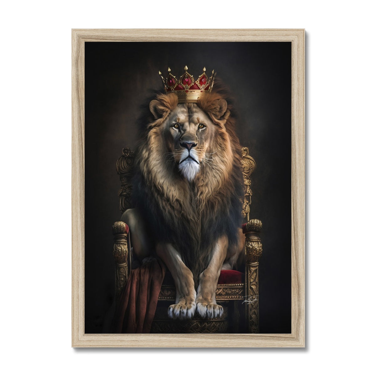 The King Framed Print